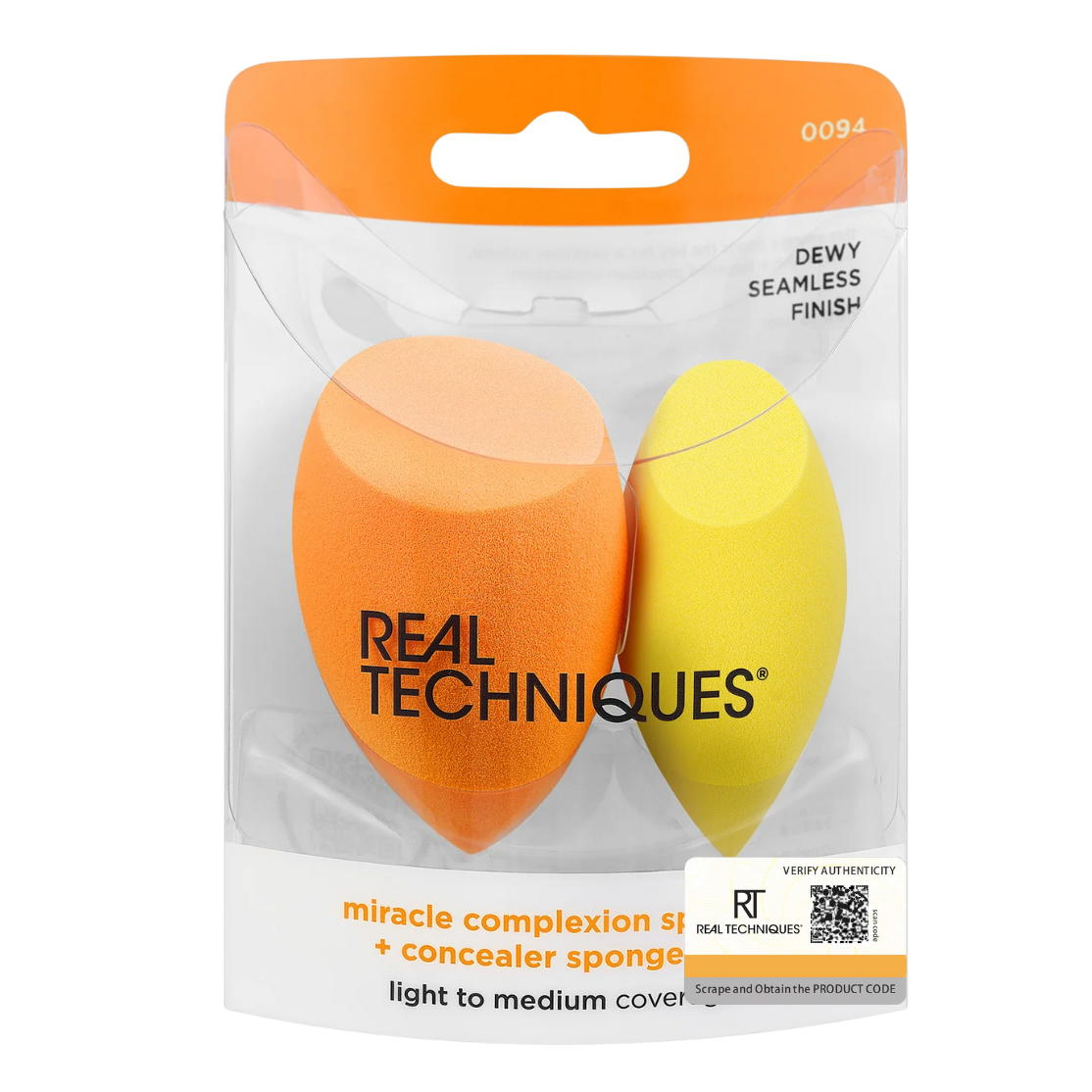 Set 2 Mút Trang Điểm RT REAL TECHNIQUES Miracle Complexion & Concealer 0094